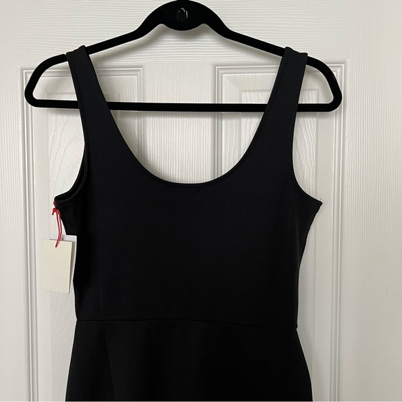 NWT Open Edit Black Midi Dress with slit - size MEDIUM - Picture 6 of 10